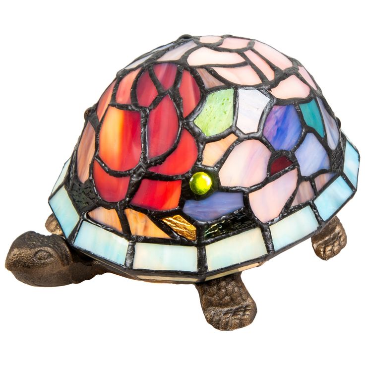 rainbow turtle tiffany lamp